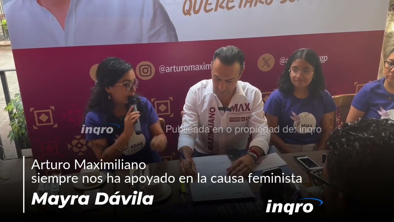 Arturo Maximiliano firma la Agenda Feminista para Erradicar la Violencia Contra la Mujer