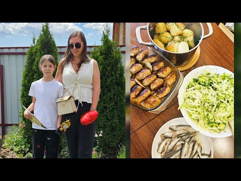 Кирочка закончила 4-й класс 🥰 Готовлю обед. Неизданное. 