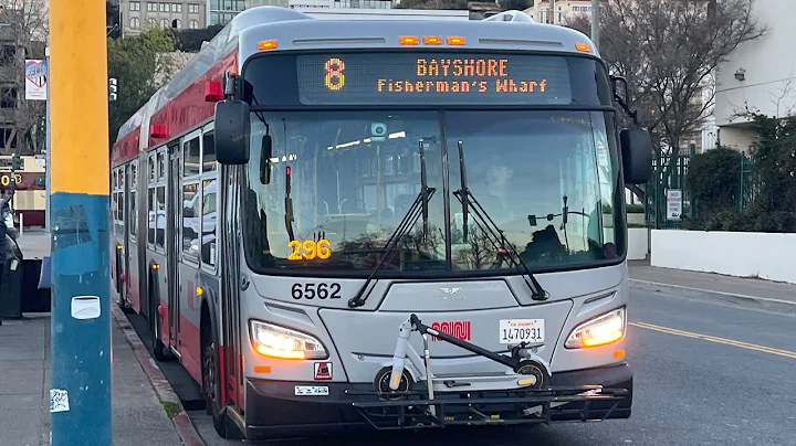 San Francisco MUNI 2016 New Flyer Xcelsior XDE60 6562 on route 8BX Bayshore B Express