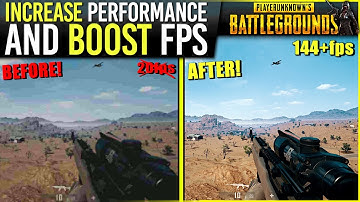 PUBG Guide: How to BOOST FPS and OPTIMISE Performance (Fix LAG & Stutters & FPS Drops)