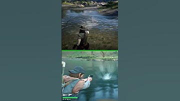 SHOOTING IN WATER COMPARISON (RDR2 VS DAYS GONE)