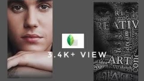 How to edit typography /face text /simple typography editing on snapseed