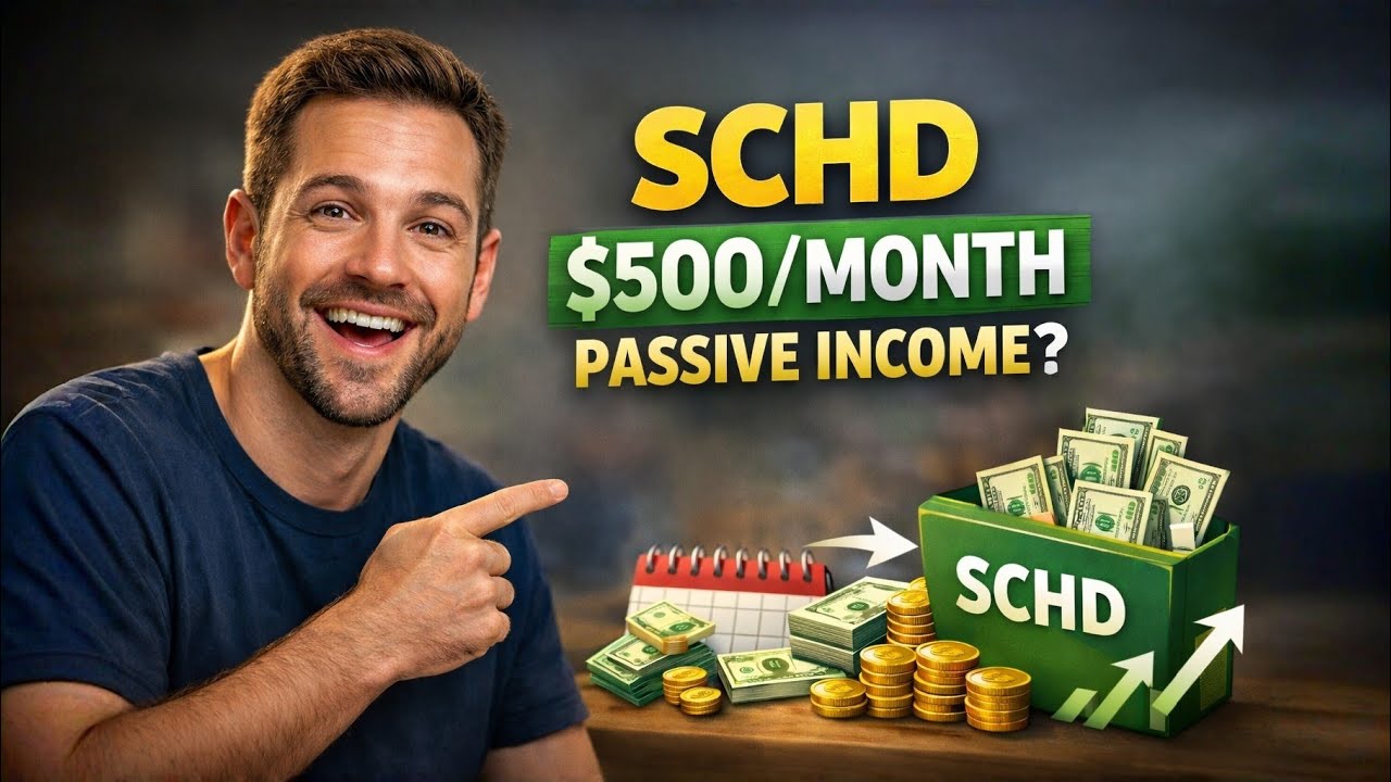 Каков размер дохода в SCHD при пассивном доходе в 500 долларов в месяц?