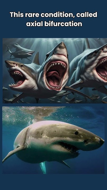 Two-Headed Sharks: Real or Myth? 🦈 #facts #shorts #shark #wildlife