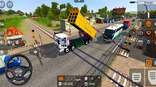 Mitsubishi Fuso Dump Truck#1 Bus Simulator Indonesia Mod - Android Gameplay screenshot 3