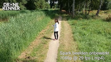 DJI Spark - active track test - Full-HD 1080p vergelijking