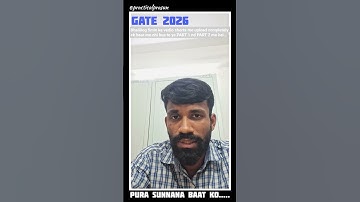 GATE EXAM 2026 AND JUST A RAW AND HONEST TALK #gate #gateexam #gate2026 #mtech  #honesttalk #exam