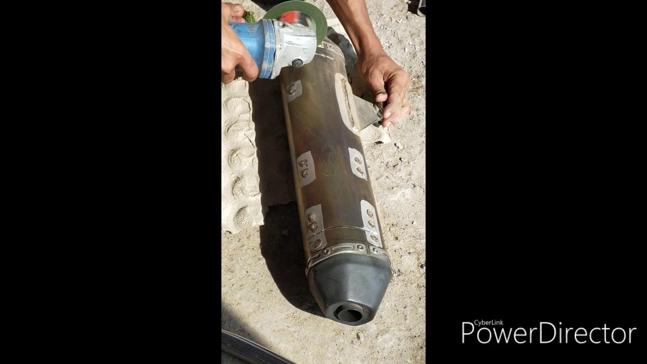 Himalayan bs4 silencer modified to free flow