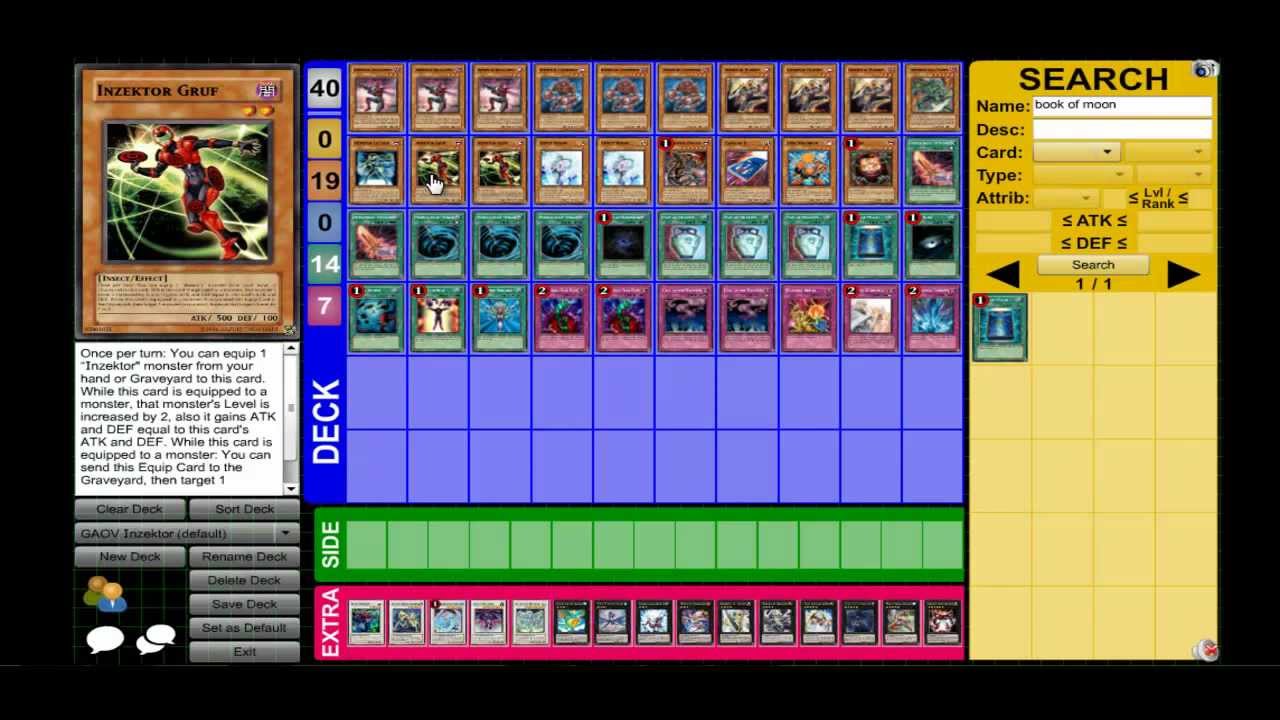 yugioh inzektor deck 2012 Generic Complete Custom for Yu-Gi-Oh! Inzektor Deck Profile 2012 After