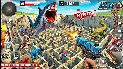 Best Dinosaur Games – Dinosaur Hunter Mobile Game – Android Gameplay