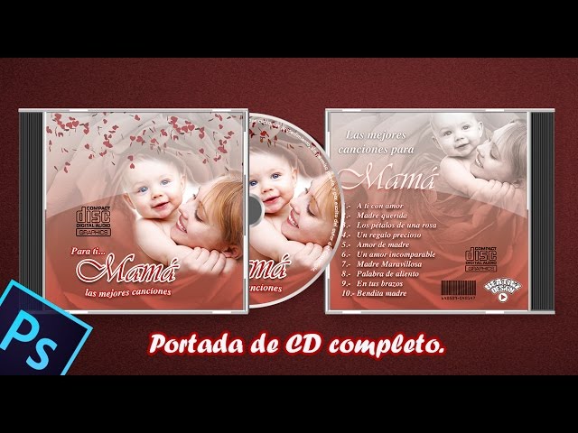 Tutorial Photoshop: Portada de CD anverso y reverso en Photoshop CC -  thptnganamst.edu.vn