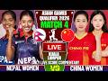 NEPAL WOMEN VS CHINA WOMEN MATCH 4 | ASIAN GAME QUALIFIER 2026 | LIVE SCORE COMMENTARY | NEP VS CHI