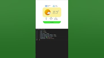 Build Weather Animation in CSS😍#programming #coding #css #htmlcss #shorts #trending #html #animation