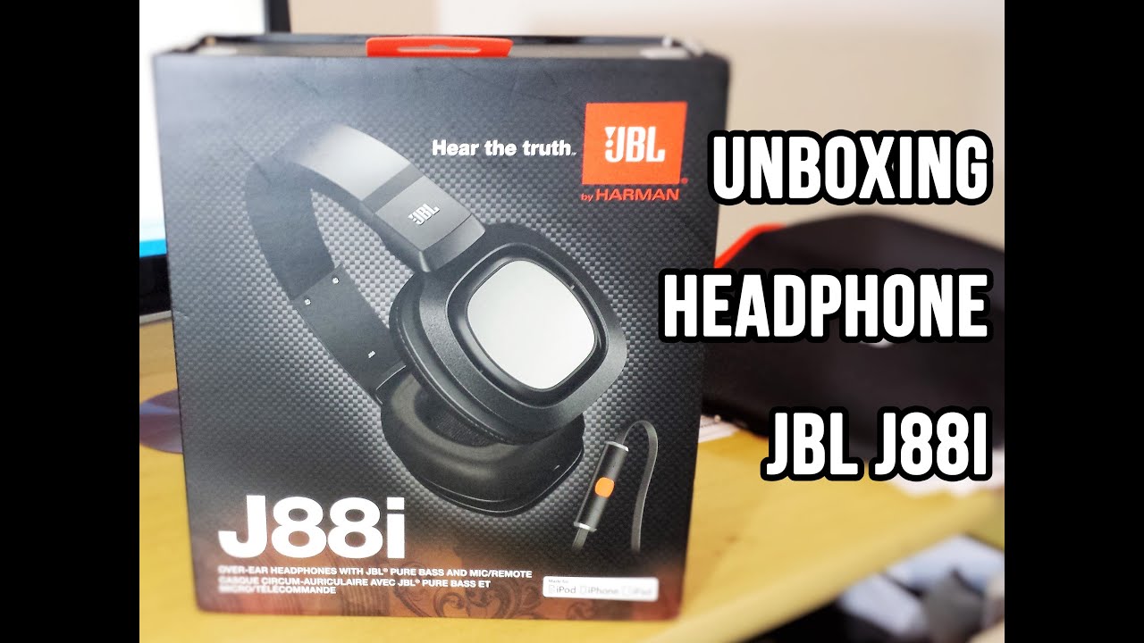 UNBOXING HEADPHONE JBL J88i (PORTUGUES/ PT-BR) - YouTube