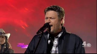 Blake Shelton performing 'Come Back As A Country Boy' on The Kelly Clarkson Show, April 2022