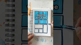 Doodle with Me | Fun and Easy Art Journaling Idea #dailyart #mixedmedia #stressrelief