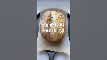SAME DAY SOURDOUGH ,QUICK SOURDOUGH (RECIPE IN DESCRIPTION) #fermentedbread #sourdough #baking