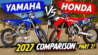 2027 Honda CRF450R vs.Yamaha YZ450F Comparison