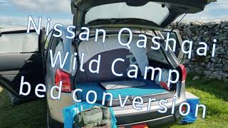 How I converted my Nissan Qashqai low cost under £30 into a stealth sleeper