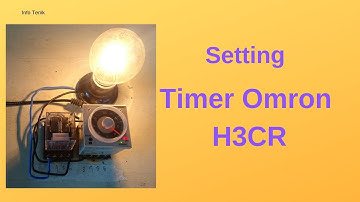 Set timer omron H3CR