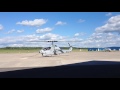 Bell AH-1 Twin Turbine Cobra Helicopter Startup & Takeoff from Griffiss Airforce Base
