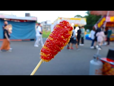 Street food at Japanese festivals "Matsuri" 🇯🇵