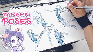 Sketching Dynamic POSES | Draw with me