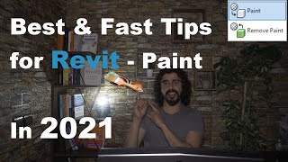 Learn Revit 2021 Fast Tips and Quick Tutorials - Paint Tool