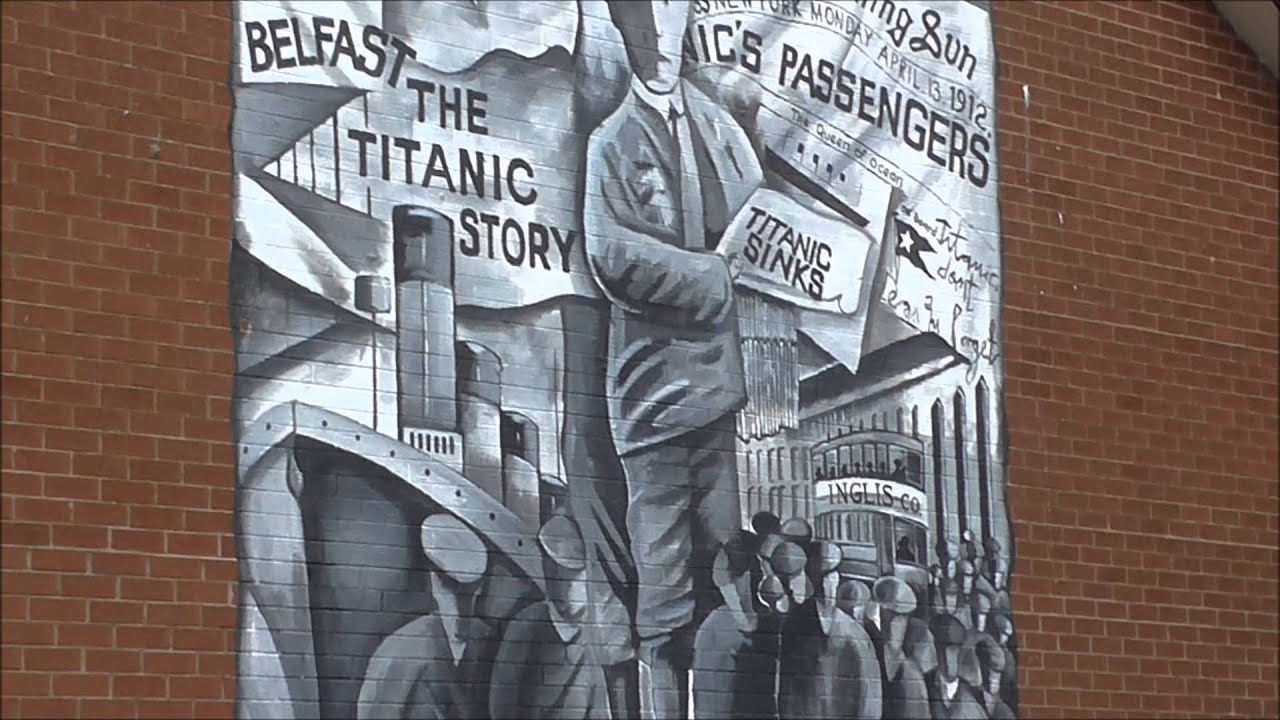 Titanic Wall Mural by Belfast Artist John Stewart YouTube