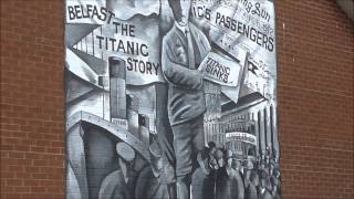 Titanic Wall Mural by Belfast Artist John Stewart