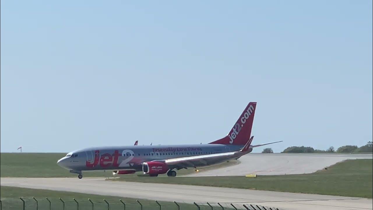 Jet2 quick sunny landing (jersey summer season) YouTube