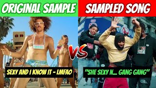 ORIGINAL SAMPLE vs SAMPLED RAP SONGS! *2023*