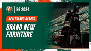 New Roland-Garros. Fresh furniture. 😮‍💨 | Roland-Garros 2024