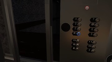 A SECRET FLOORReplaced Kone (Mod by MAD/Cortex) Traction Elevators at Old Elevator Office in Roblox 