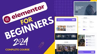 Elementor Tutorial For Beginners 2024 Create Digital Company Website Using Elementor