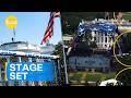 Tour of the UFC cage at the White House | Today Show Australia