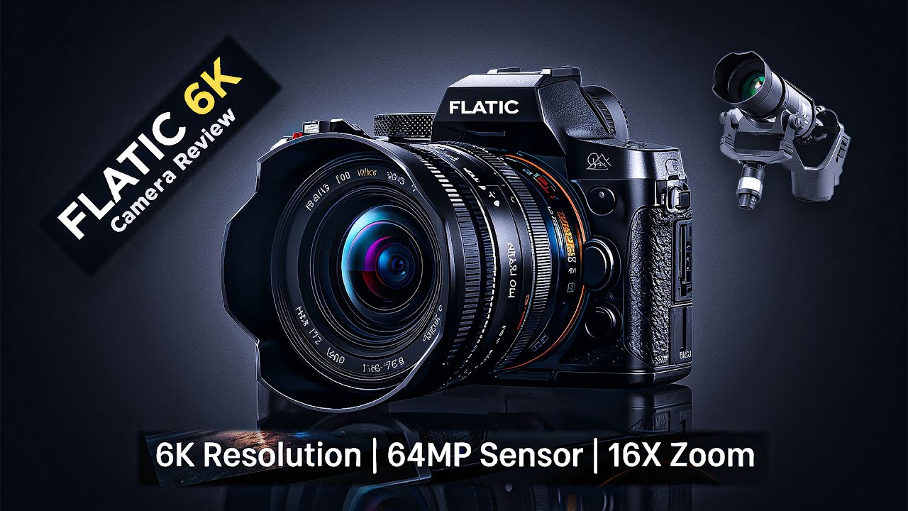 FLATIC 6K 64MP Digital Camera Review | Best Budget Vlogging Camera 2025