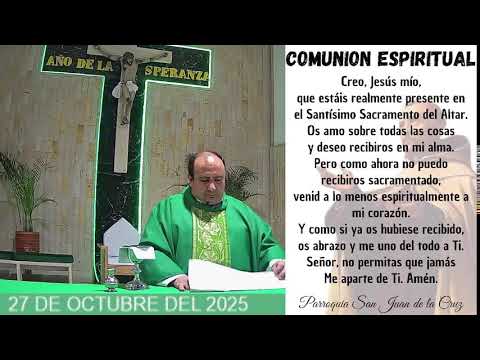 EUCARISTIA LUNES 27 DE OCTUBRE DEL 2025 - YouTube