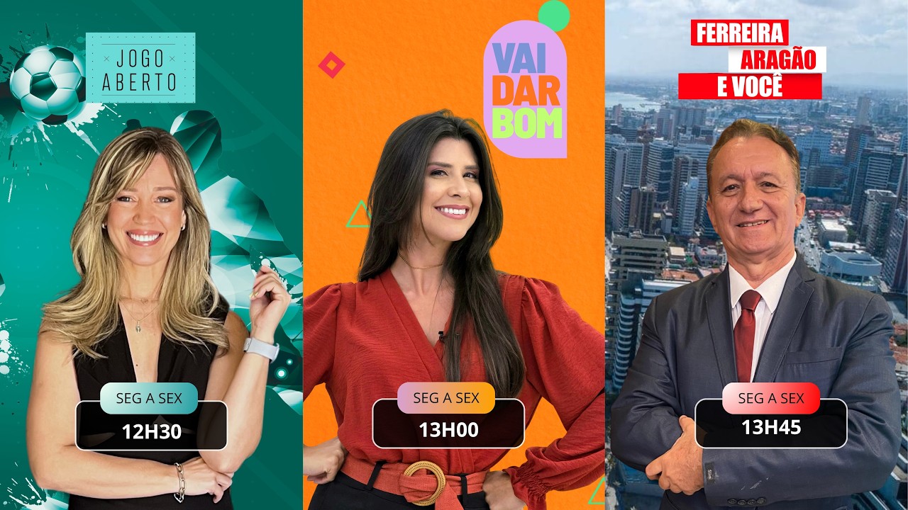 [AO VIVO] JOGO ABERTO, VAI DAR BOM E FERREIRA ARAGÃO E VOCÊ. 23/03/26.