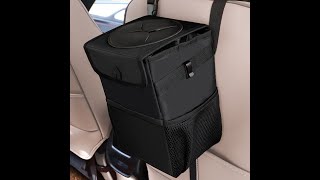 Car Trash Can Multi-Functional Waterproof Foldable Hanging Storage Box