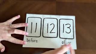 Kindergarten: Number Before and After