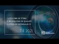 Catgorie de titres  revenu fixe de qualit suprieure mondiaux ci  mise  jour du t4 2021