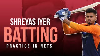Shreyas Iyer Batting Practice In Nets | Indian Cricket Team | 2021 | CRICKET PORT |
