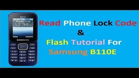 Samsung B110E Unlock Forgotten Passcode | Flash file and Miracle Box 2.27A Crack without box.