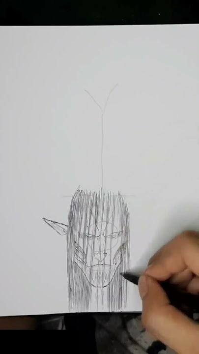 Speed Drawing Founding Titan Rumbling Attack on Titan #anime #manga #drawing #titan #eren #aot #snk