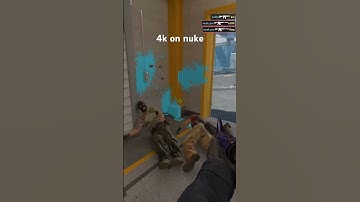 4k on nuke #cs2 #clutch #cs2clips