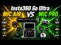 Insta360 Go Ultra - Mic Pro vs Mic Air #GoUltra #micpro #micair @insta360 @Insta360_Tutorials