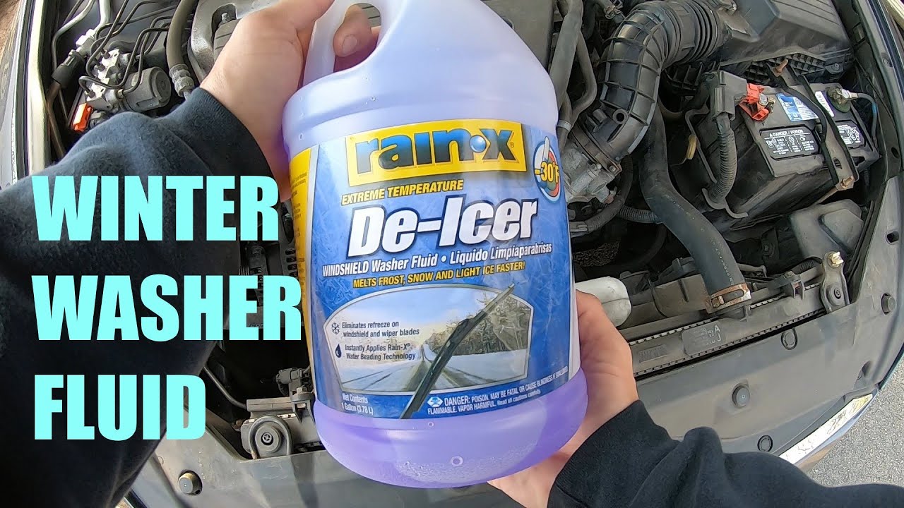 Rain-X De-Icer winter windshield washer fluid -40°C, 3.78-L