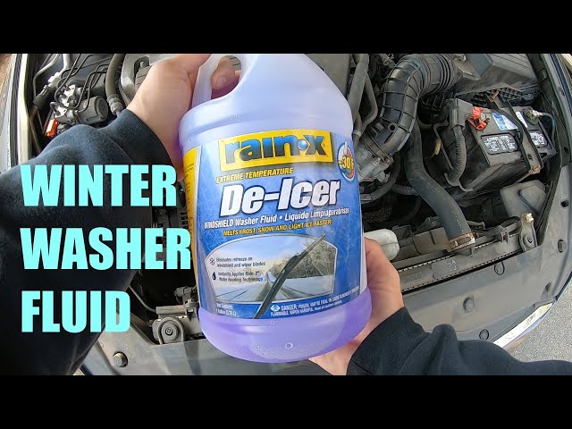 SPLASH De-Icer Windshield Washer Fluid  Prevent Ice on Windshield with  Winter Technology