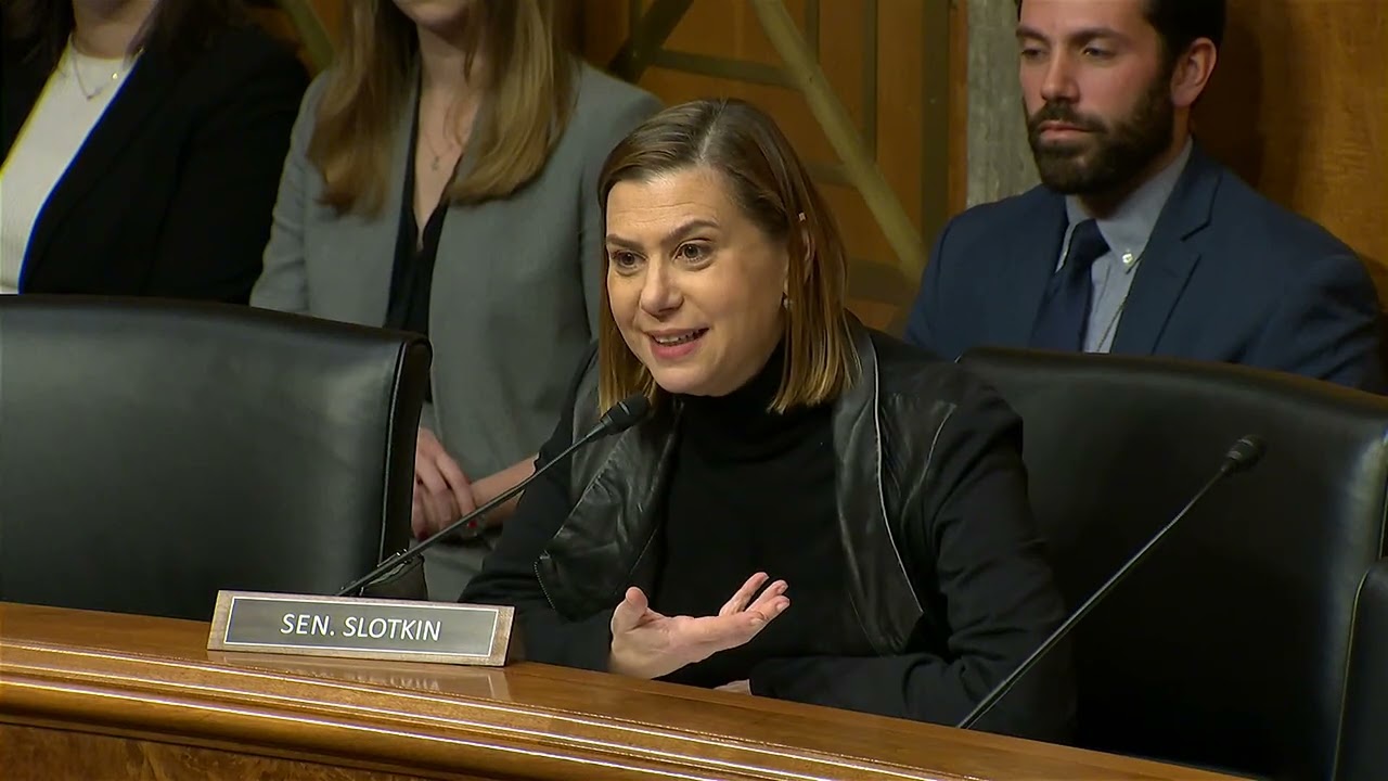 Slotkin Speaks with Farmer at Hearing on Health Care Costs